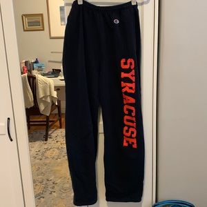 Classic champion Syracuse University sweatpants size S. In excellent condition!